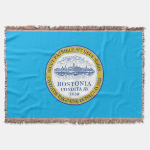 Boston city vlag deken
