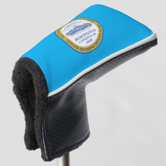 Boston city vlag golfheadcover (3/4 voorkant)