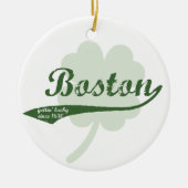 Boston Clover Keramisch Ornament (Voorkant)
