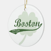 Boston Clover Keramisch Ornament (Links)