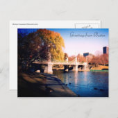 boston common bridge briefkaart (Voorkant / Achterkant)