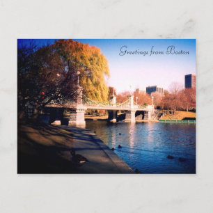 boston common bridge briefkaart