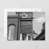 Boston Common Briefkaart (Voorkant / Achterkant)