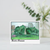 Boston Common Briefkaart (Staand voorkant)