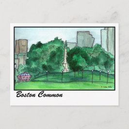 Boston Common Briefkaart
