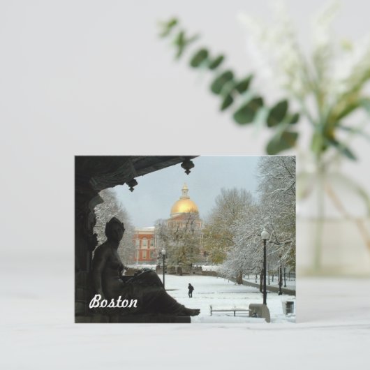 Boston Common Briefkaart (Staand voorkant)