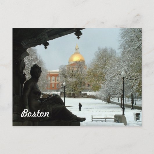 Boston Common Briefkaart (Voorkant)