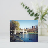boston Common Lake Briefkaart (Staand voorkant)