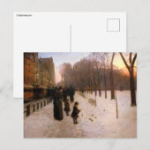Boston Common op Twilight Briefkaart (Voorkant / Achterkant)
