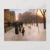 Boston Common op Twilight Briefkaart (Voorkant)