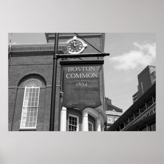 Boston Common Poster (Voorkant)