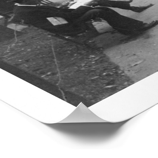  Boston Common, Under the Elms, Verenigde Staten Poster (Hoek)