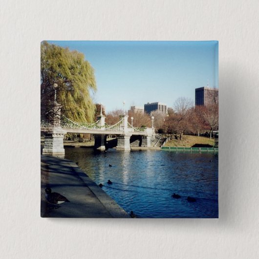 boston common vierkante button 5,1 cm (Voorkant)