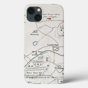 BOSTON-CONCORD MAP, 1775 iPhone 13 HOESJE
