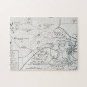 BOSTON-CONCORD MAP, 1775 LEGPUZZEL (Horizontaal)