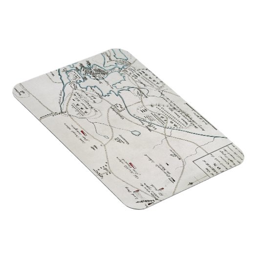 BOSTON-CONCORD MAP, 1775 MAGNEET (Rechterzijde)