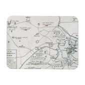 BOSTON-CONCORD MAP, 1775 MAGNEET (Horizontaal)