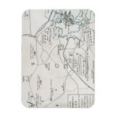 BOSTON-CONCORD MAP, 1775 MAGNEET (Verticaal)