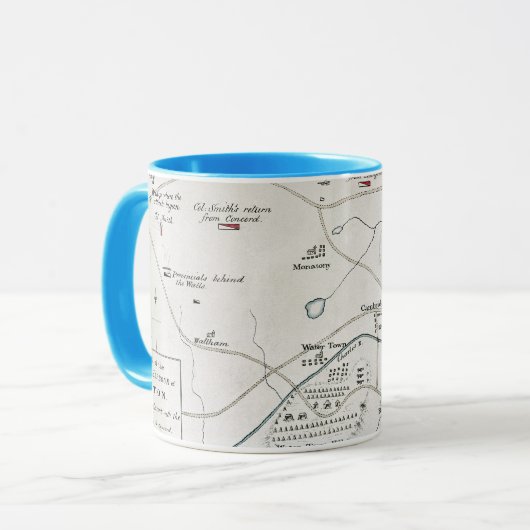 BOSTON-CONCORD MAP, 1775 MOK (Voorkant links)