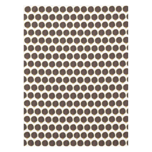 Boston Cream Donut Doughnut Custard Chocolate Tafelkleed (Voorkant)