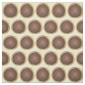 Boston Cream Donut Doughnut Donuts Fabric Stof (Swatch)