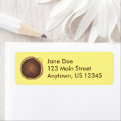 Boston Cream Donut Doughnut Labels (Insitu)