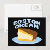 Boston Cream Pie Briefkaart (Voorkant / Achterkant)