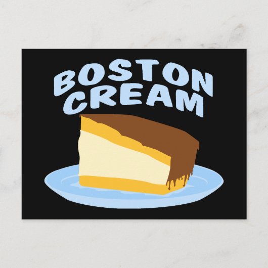 Boston Cream Pie Briefkaart (Voorkant)