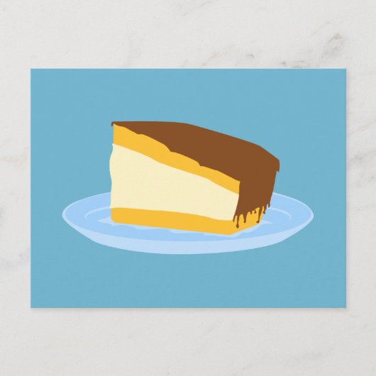 Boston Cream Pie Briefkaart (Voorkant)