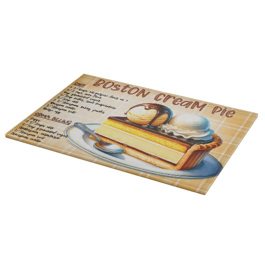 Boston Cream Pie Recept Snijplank (Hoek)