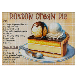 Boston Cream Pie Recept Snijplank