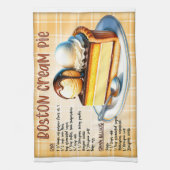 Boston Cream Pie Recept Theedoek (Verticaal)