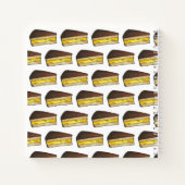 Boston Cream Pie Slice Dessert Massachusetts Notitieboek (Achterkant)