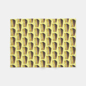 Boston Cream Pie Slice Food Dessert Yellow Baking Fleece Deken (Voorkant (Horizontaal))