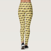 Boston Cream Pie Slice Foodie Massachusetts Leggings (Achterkant)
