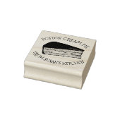Boston Cream Pie werd door de keuken van Rubberstempel (Stempel)