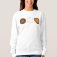 Boston Cream vult Jelly Donut Donuts Sweatshirt