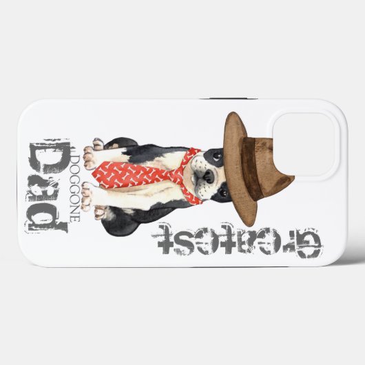 Boston Dad Case-Mate iPhone Case (Achterkant (horizontaal))