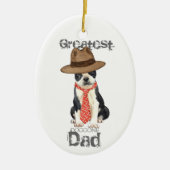 Boston Dad Ceramic Ornament (Voorkant)