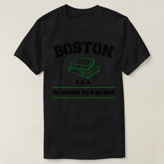 Boston de slimste stad ter wereld 1 t-shirt (Design voorkant)