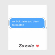Boston Decal, Grappig Travel Merch, Stijlvol Minim