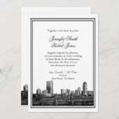 Boston Destination Wedding Uitnodiging (Voorkant / Achterkant)