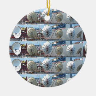 Boston Dish Antenna Internet TV communicatiephub Keramisch Ornament