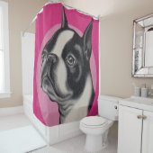 Boston dooder douchegordijn (In situ)