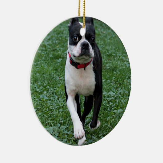 Boston dooder keramisch ornament (Rechts)