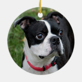 Boston dooder keramisch ornament (Achterkant)