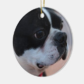 Boston dooder keramisch ornament (Links)
