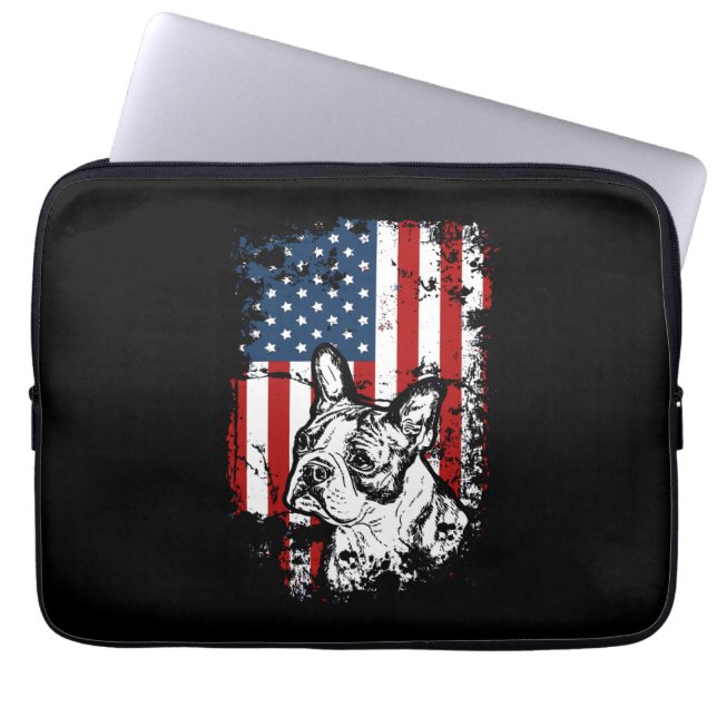 Boston dooder laptop sleeve (Voorkant)