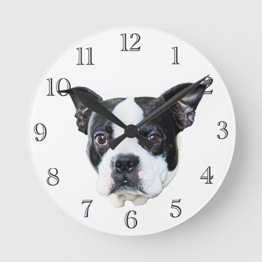 Boston dooder ronde klok (Voorkant)
