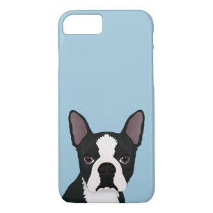 boston doodse cartoon Case-Mate iPhone case